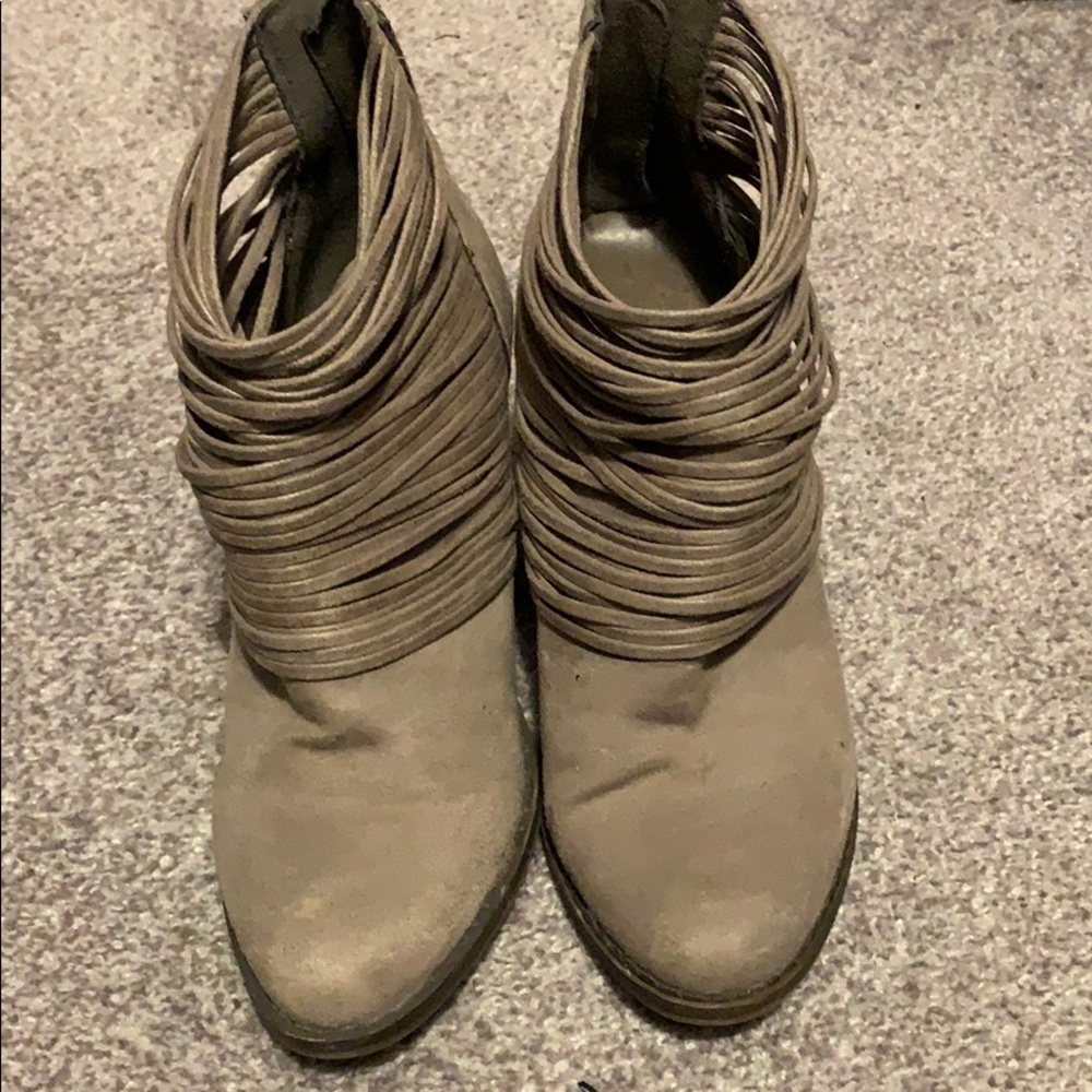 Wedge booties